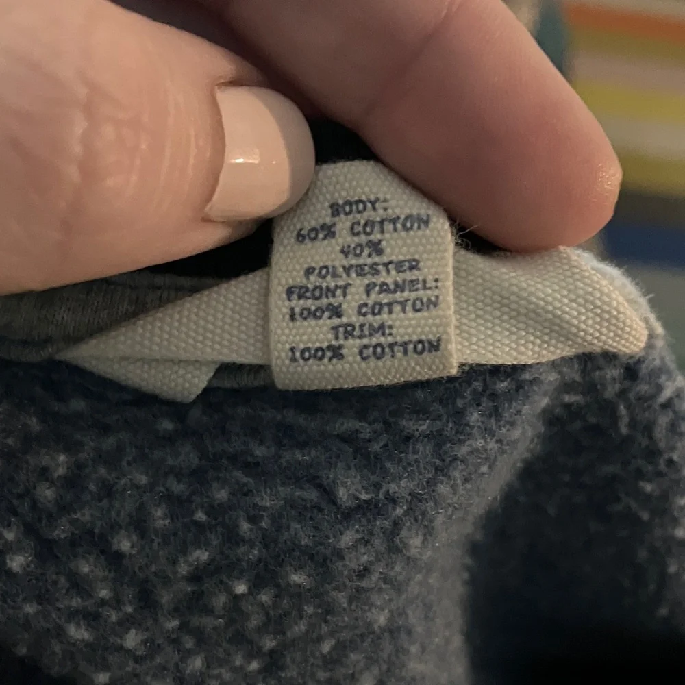 🔹4 for $30 Lands' End Kids Heathered Blue Crewneck Sweatshirt, Large (14-16)